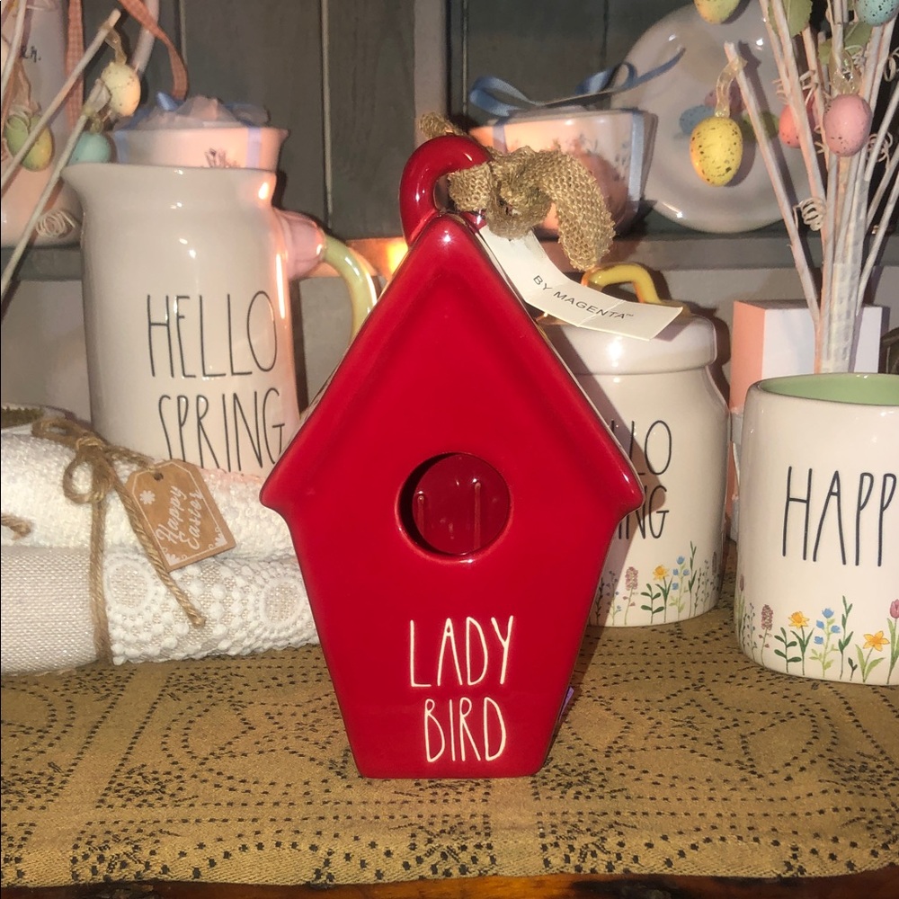 Rae Dunn LADY BIRD Double Sided Birdhouse (Ladybug) - Picture 2 of 11